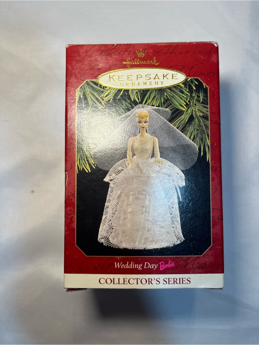 1997 Hallmark Keepsake Wedding Day Barbie Christmas Ornament #4 In Series